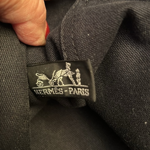 Hermes Fourre Tout MM Handbag Tote Black and Gray - Picture 7 of 9